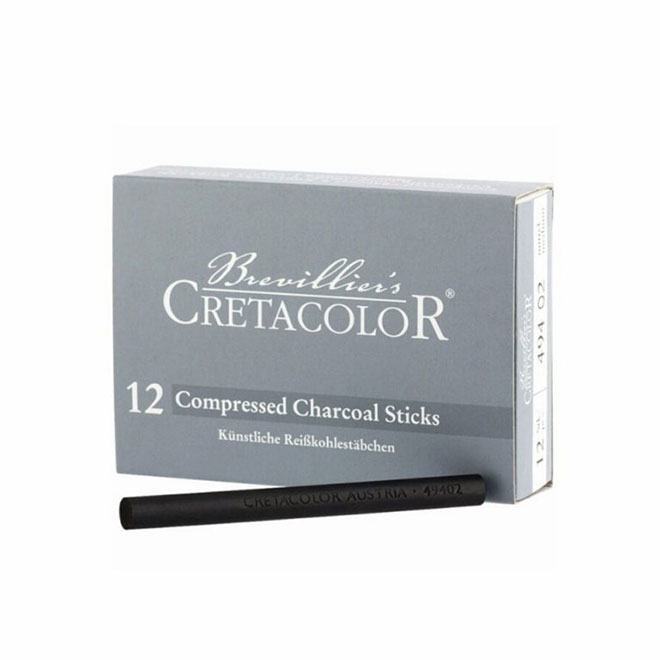 زغال Extra Soft Cretacolor کد 494SB بسته بندی