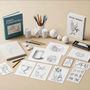 پکیج آموزش طراحی اجسام و حیوانات