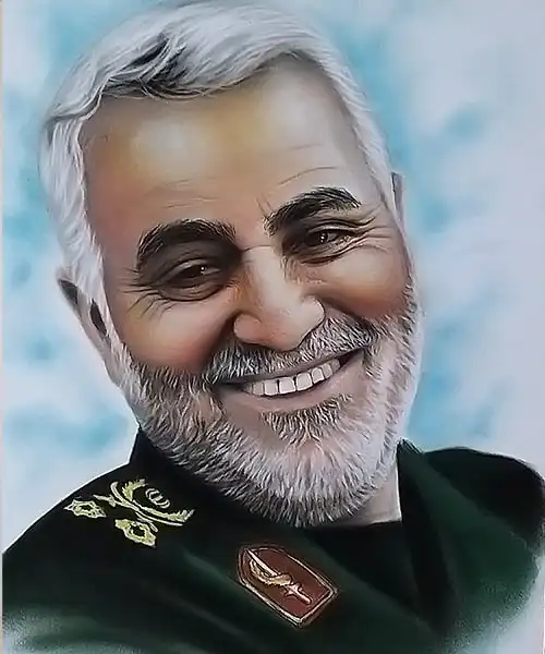 پرتره رنگی نهایی با تکنیک مداد رنگی