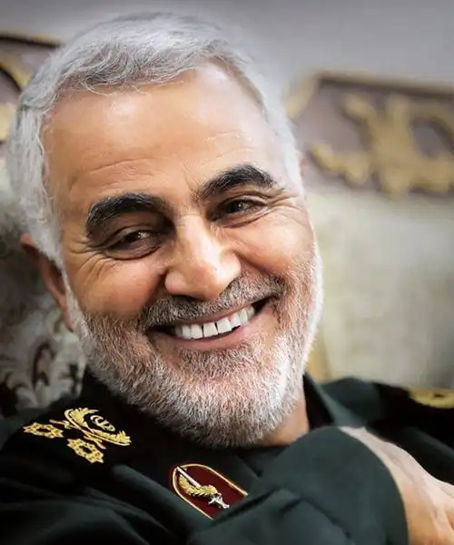 تصویر خام اولیه برای طراحی چهره سردار سلیمانی