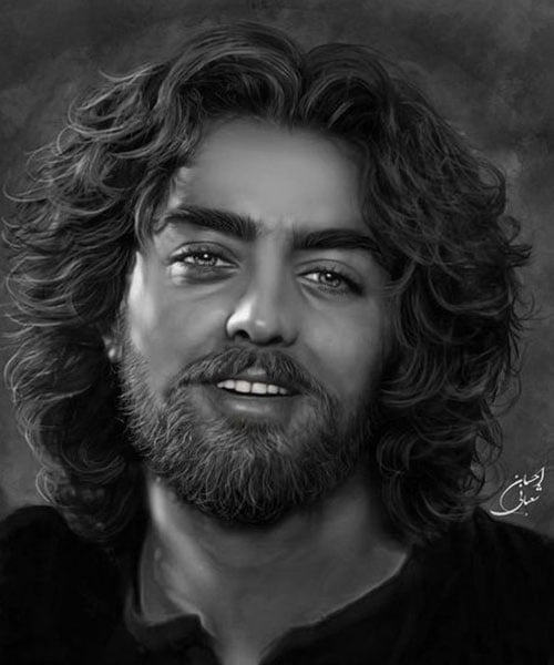 نمونه کار طراحی پرتره دیجیتال برای هدیه